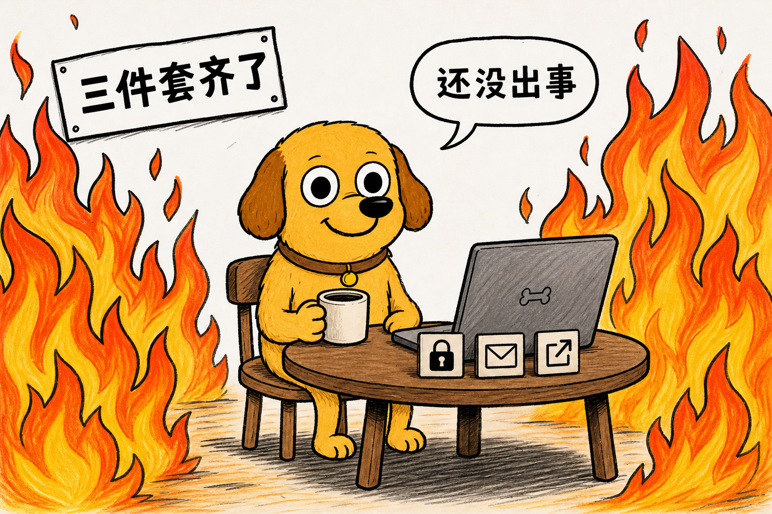 三件套齐了,还没出事,不代表没有事故半径